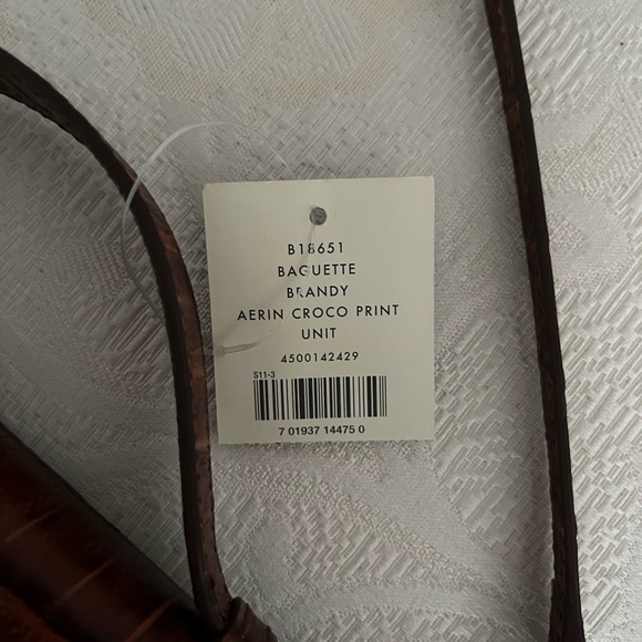 Cole Haan Baguette Brandy Aerin Croco Print Bag. Classic-NWT - Picture 4 of 12